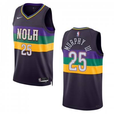 New Orleans Pelicans #25 Trey Murphy III Unisex Nike Purple 2022-23 Swingman Jersey - City Edition Men's